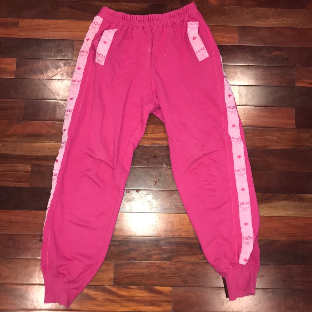 Pink MCM sweatpants